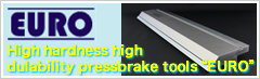 High hardness high dulability pressbrake tools "EURO"