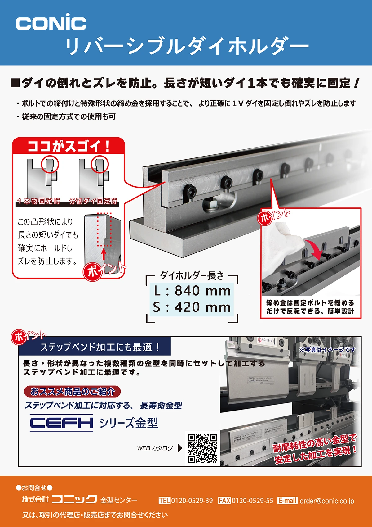 リバーシブルダイホルダー