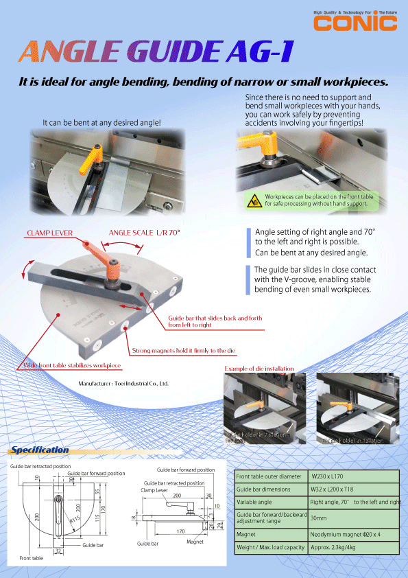 One touch die holder