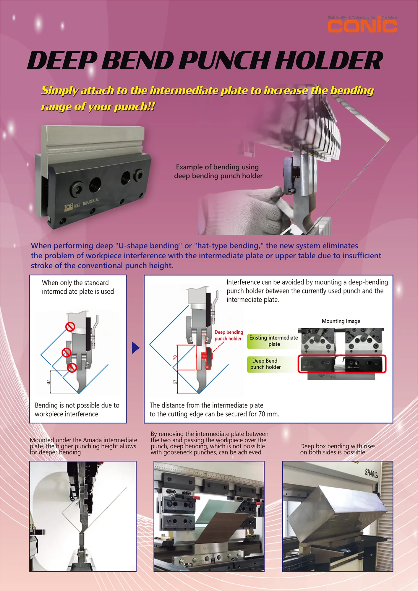 DEEP BEND PUNCH HOLDER