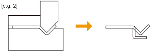 EXAMPLE OF 2-STEP BENDING e.g. 2