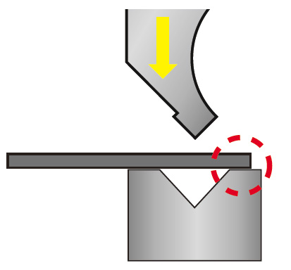 Minimum flange length for V-bending Fig. 1