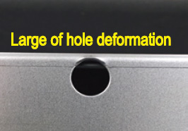Add relief holes Fig. 1