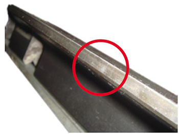 Causes of tool pressure reduction Fig.