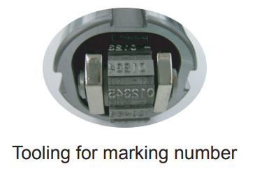 Tooling for marking number