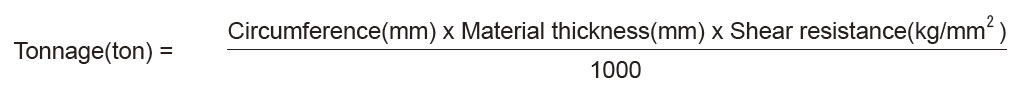 TONNAGE CALCULATION