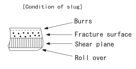 Condition of slug