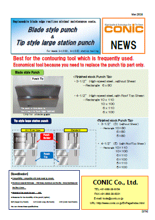 Blade style punch & Tip style punch