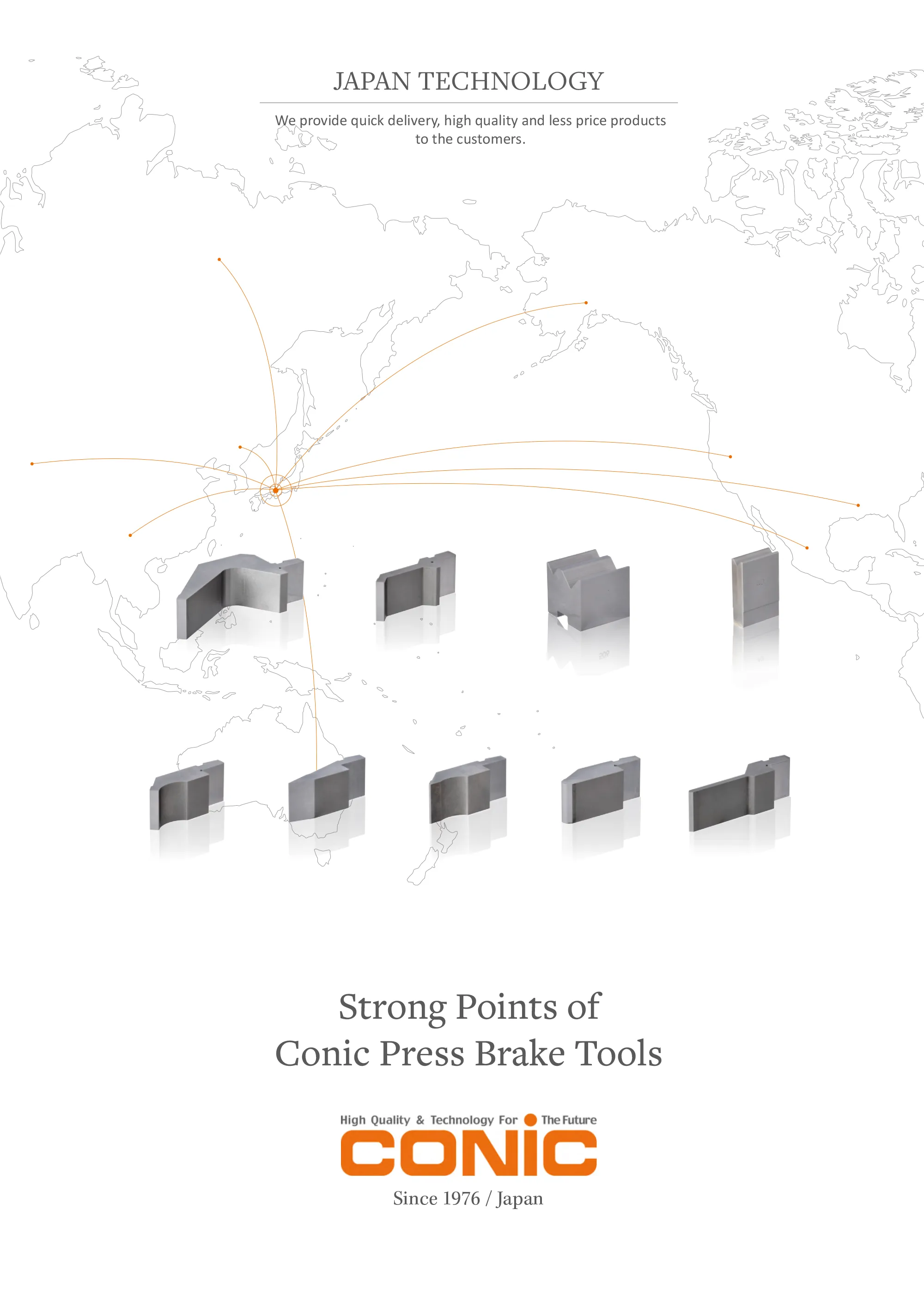 Strong points of CONIC PRESS BRAKE tools