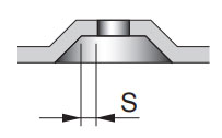 Dimension(S) is required more than material thickness