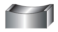 Concave shear