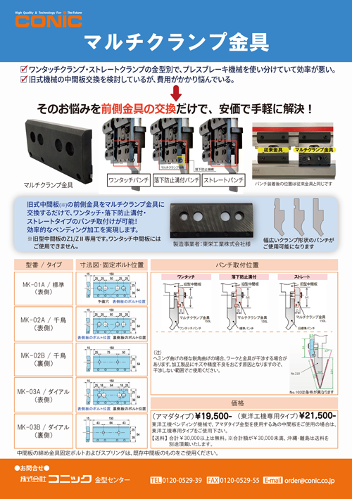 マルチクランプ金具