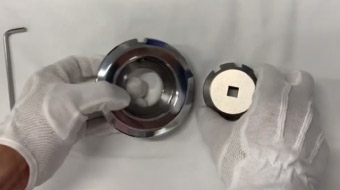 Type 1: Pasang die kepada Intermediate ring