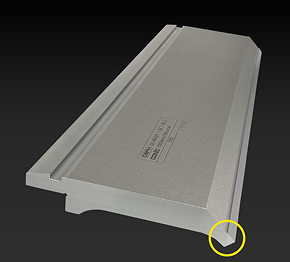 刃先（成形加工部）を HRC54～60まで高硬度化！