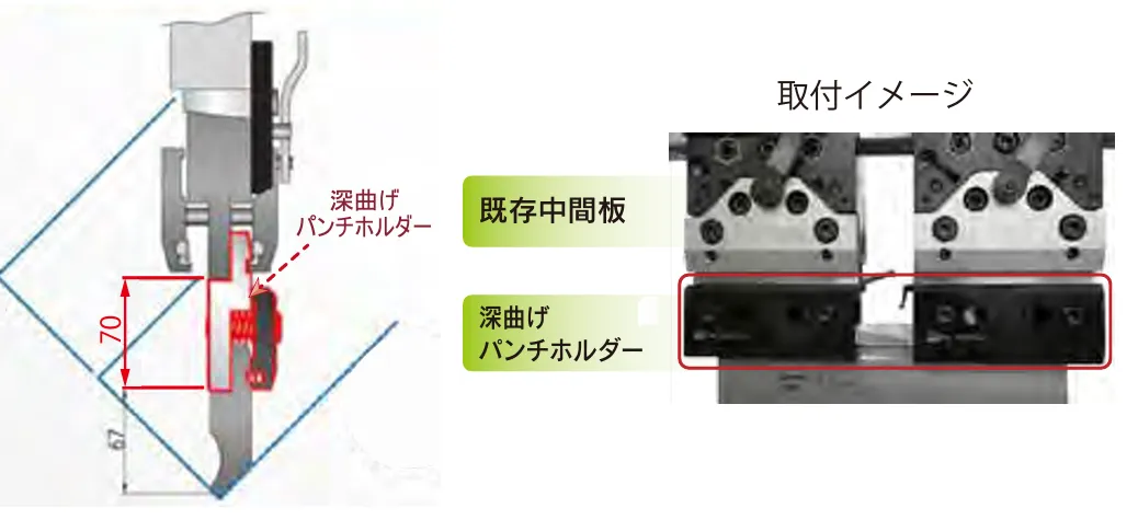 深曲げパンチホルダー