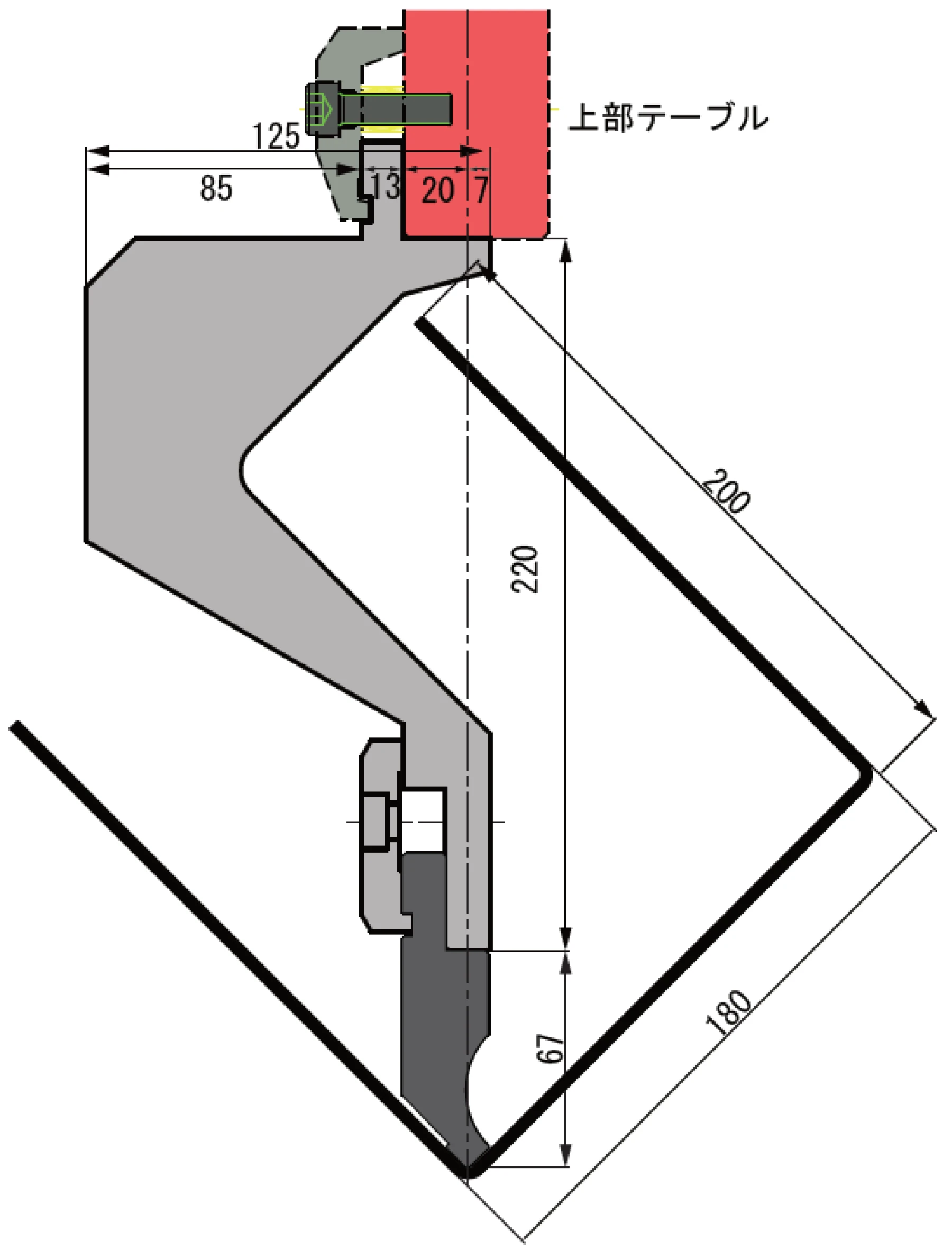 コの字・ハット曲げなど、深曲げ加工を安定して実現