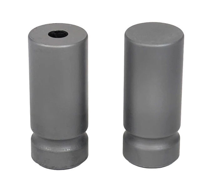 ベンディング用カシメ型で加工したもの