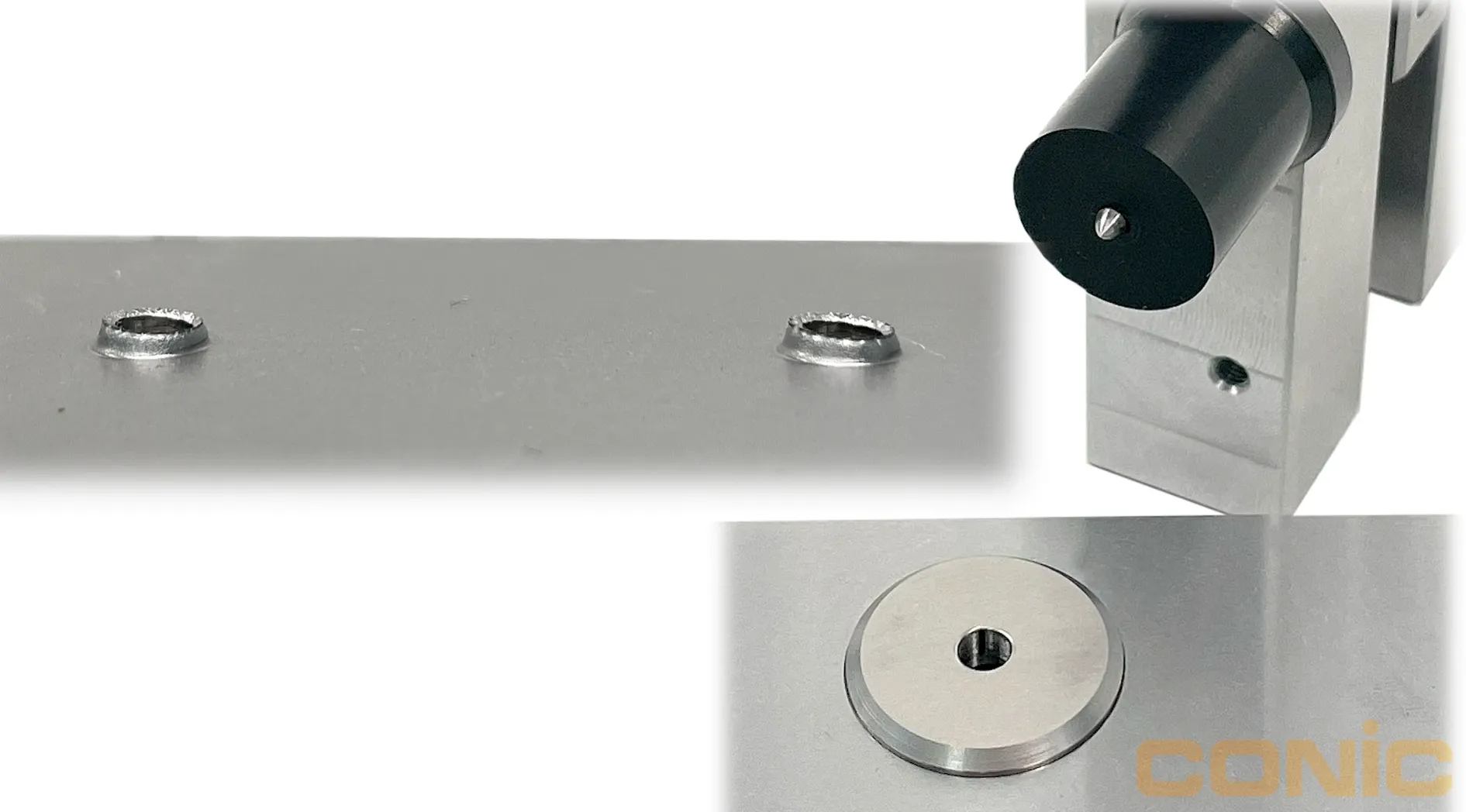 下穴別加工バーリング金型