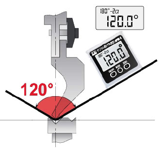 曲げ角度モード
