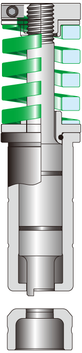 ヒール付き金型