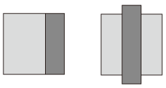 辺を切欠く代表的な形状