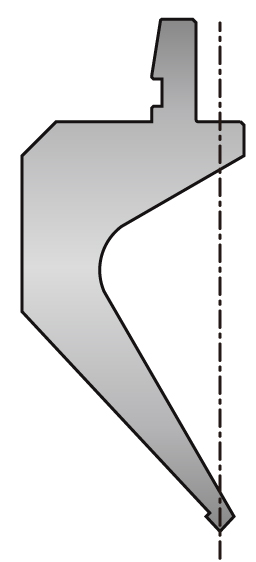 グースネック形状薄刃タイプ