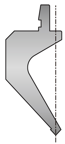 グースネック形状