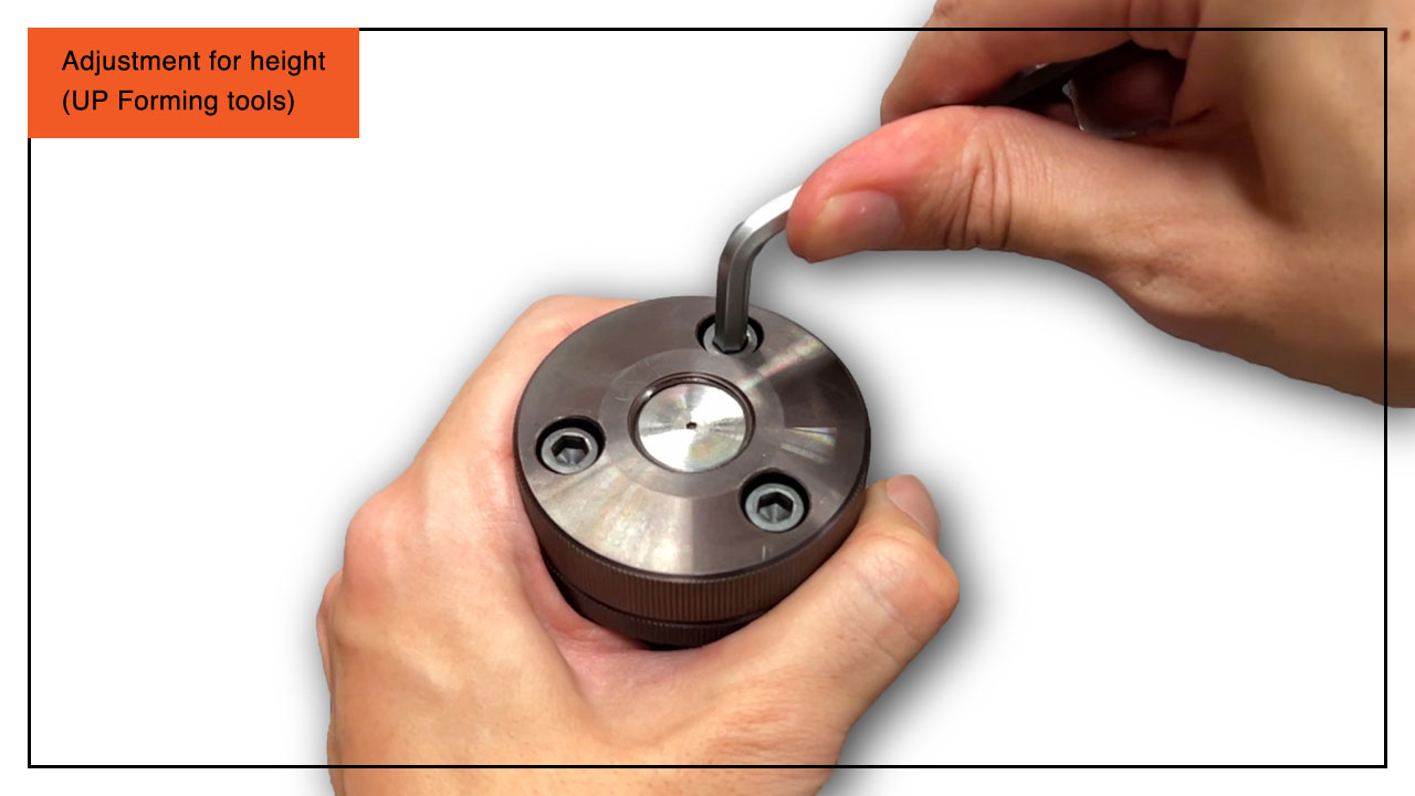 >Adjustment for height(UP Forming tools)
