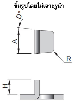 Forming without pre-hole