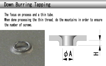 F02  Down Burring Tapping